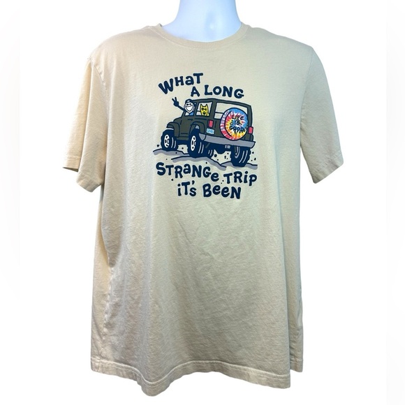 Life Is Good Other - Life is Good What a Long Strange Trip It’s Been Grateful Dead Men T Shirt Large